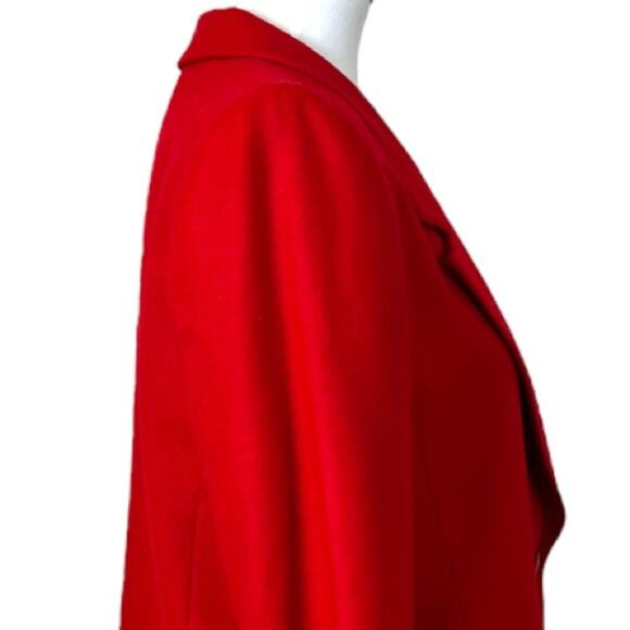 Pendleton Blazer Vintage Two Button 100% Virgin Wool Classic Red Women’s Size 10 - Picture 7 of 11